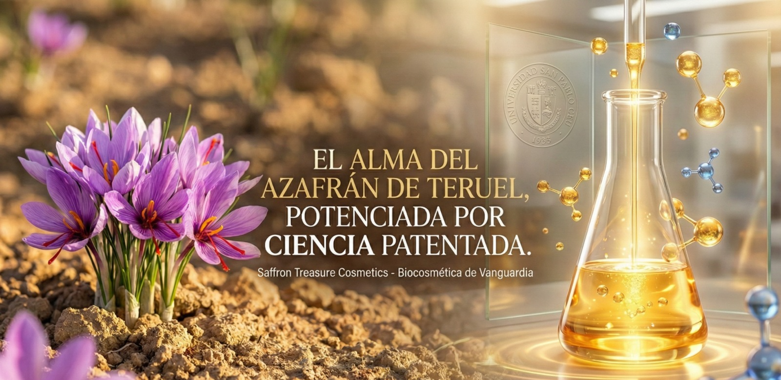 Ciencia patentada azafrán de Teruel Saffron Treasure
